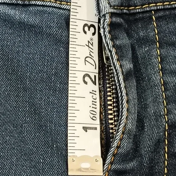 True Religion Halle Super Skinny Jeans Womens Size 31 Mid Rise Denim Blue - Picture 15 of 16